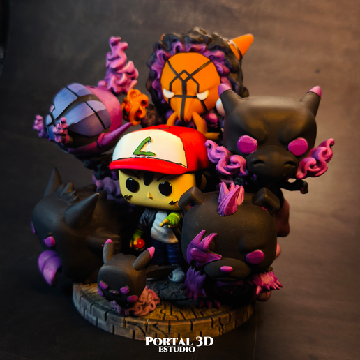 🐉 Ash Shadow Monarch / Custom edition・ STL File for 3D printing・Cults