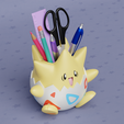 togepiplanter02.png Fichier 3D Porte-stylos Togepi Pokemon Planter・Modèle pour impression 3D à télécharger