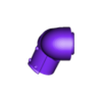 MKIII_arm_11-a.stl armadura de rebites posed arms truescale x11