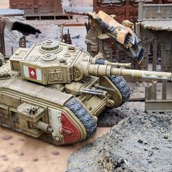 20221106_185338.jpg 3D file Imperial Galactic Praetorian Battle Tank・Template to download and 3D print