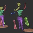 BellyDancerPinup_PartsBreakout01.JPG Belly Dancer Pinup 3D print model