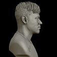 09.jpg Neymar Jr 3D Portrait Sculpture