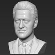 3.jpg President Bill Clinton bust 3D printing ready stl obj formats