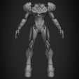SamusPowerArmorFrontalWire.jpg Metroid Samus Aran Power Suit for Cosplay
