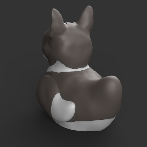 BostduckTerrier.181.png Bostduck Terrier - Boston Terrier (COLORED FILES)