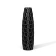 TOWERS-02-FRONT-BLACK.JPG STL-Datei TOWERS VASE 02・3D-Druck-Idee zum Herunterladen