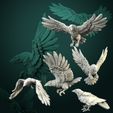 720X720-crovs.jpg Crows set 5 miniatures pre-supported