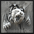 2.png 3D Model STL File for CNC Router Laser & 3D Printer Bear 2 Pack
