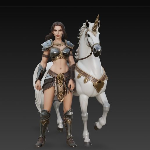 Warrioress & Unicorn (Lisa)