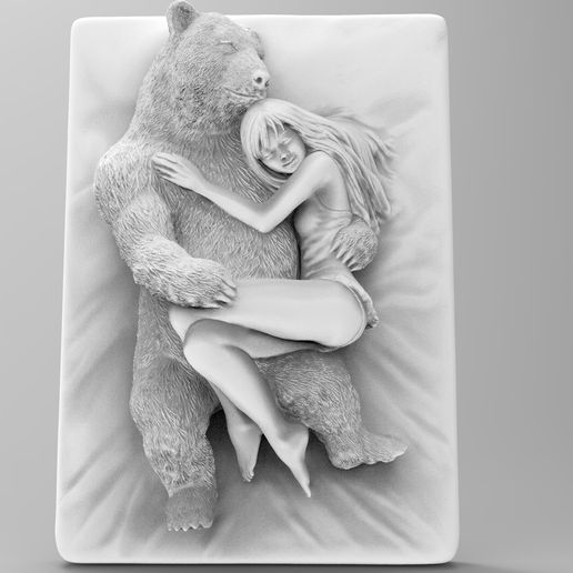 untitled.120.jpg STL-Datei Masha and the Bear kostenlos herunterladen • Objekt zum 3D-Drucken, Boris3dStudio