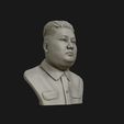 09.jpg 3D Sculpture of Kim Jong un 3D print model