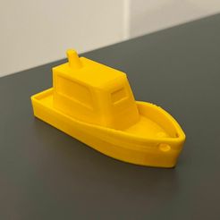 WhatsApp-Image-2023-07-19-at-01.17.18.jpeg Free STL file Floating Mini Test Print Yatch Boat・3D printing model to download