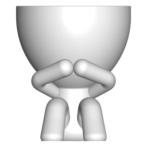 MACETA FLORERO ROBERT PLANT - POT GLASS ROBERT WISE I DO NOT SPEAK 3D model