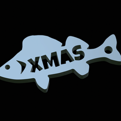 Keychain-set-2.png xmas / christmas perch fish keychain / pendant