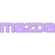 Mazda_Letters.stl MAZDA EMBLEM