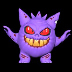 1.jpg Fichier STL POKEMON GENGAR ZOMBIE・Modèle pour imprimante 3D à télécharger