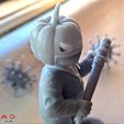 20211025_180432.jpg Halloween COVID Buster Pumpkin A.G. - Miniature Resin Ready to 3D print