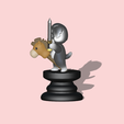 Dog-Chess-Knight2.png Dog Chess Piece - Knight