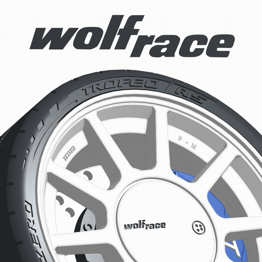 1/18 WHEEL WOLFRACE THRUST RANGE 1985 - NISSAN NISMO R400 LMGT1 GTR / LIBERTY WALK / PORSCHE /LEXUS LS400 / BMW / FORD/ SUBARU STI WRX / MITSUBISHI EVO / AE86 / MUGEN / TYPE R / PRODRIVE /MERCEDES /
