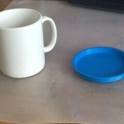 1.jpg Free 3D file tea/coffee cup coaster・3D print design to download