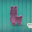 | CUTTERDESIGN COOKIE CUTTER MAKER Fichier STL Lama Alpaga Coupe-cookie M4・Modèle imprimable en 3D à télécharger