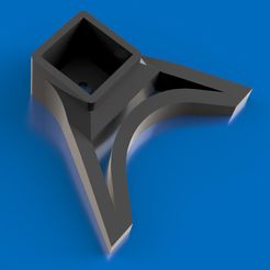 20x20-Leg-v3.jpg STL-Datei 20 x 20 V-Nut-Aluminium-Strangpressbein・3D-Drucker-Vorlage zum herunterladen