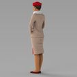 emirates-airline-stewardess-highly-realistic-3d-model-obj-wrl-wrz-mtl (14).jpg Emirates Airline stewardess ready for full color 3D printing
