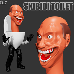 11111.png SKIBIDI TOILET - TOILET MAN | 3D FAN ART