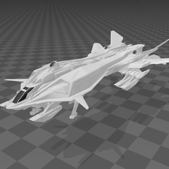 Immagine-2023-08-13-162022.png STL file Star Citizen Retaliator (Aegis Dynamics)・3D printable model to download