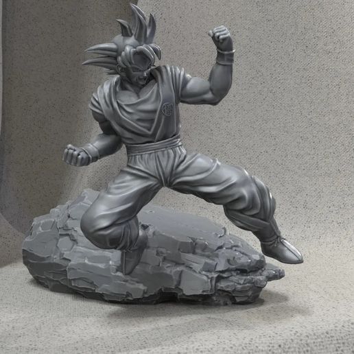 Goku Sculpture 3D model