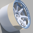 work-t7r-v4.png WORK Emotion t7r Rims 2p with ADVAn tires wheels for diecast and scale models