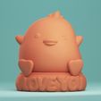 TinyMakers3D_Red-Ducky-kawaii-print-stl-3mf-free-figure-02.jpg ♡♡♡♡ I LOVE YOU - Ducky cute TinyMakers3d