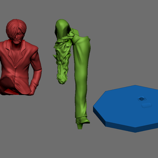 🏴‍☠️ Sanji - One Piece・ 3D File for 3D printing・Cults