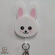 Cute-Bunny-Key-Holder-Wall-Hook-with-Moving-Ears-with-keys-Frikarte3D.png Cute Bunny Key Holder Wall Hook with Moving Ears 🐰🔑