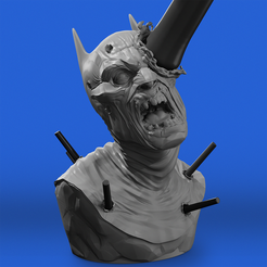 BATMAN-ZOMBIE-PEN-HOLDER-2-peque.png STL-Datei Batman Zombie Stifthalter/ Büste Figur・Design für 3D-Drucker zum herunterladen