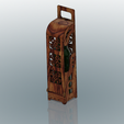 Bottle-holder-03 v17-03.png Elegant wine box vertical Bottle d80x330 mm holder wbh-03 for 3D print model