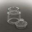 Untitled-4.jpg 3D printable Jar with lid 110 mm