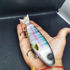 IMG_20210724_201355_752.jpg STL file Swimbait lure type "balam" 200mm・3D printer model to download