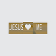 Word-Shape-Jesus-Loves-Me-(Front-View).png 3D Word Shape of Christian Cross (I ❤ Jesus, Jesus ❤ Me)