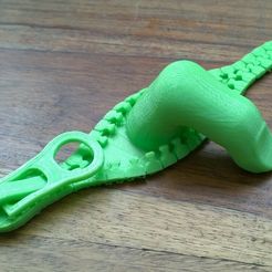 WP_20140227_13_12_50_Pro.jpg Free 3D file Zipper Magnet Modified. Printed Ok!・3D printing design to download