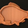 untitled.115.jpg Fish Tray - 3D STL Model For CNC and 3D Printers, stl, Instant download