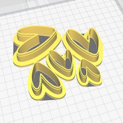 heart_3.jpg Archivo 3D cortapastas con forma de corazón para arcilla polimérica・Objeto imprimible en 3D para descargar