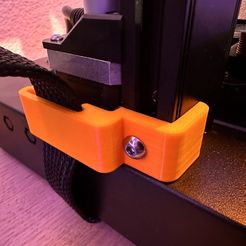 35396859-8da2-4c8c-800d-de979761fede.jpeg Free STL file CREALITY ENDER-3 S1 PRO - CABLE HOLDER Z-AXIS・3D print design to download