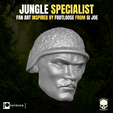 16.png Jungle Specialist head for Action Figures