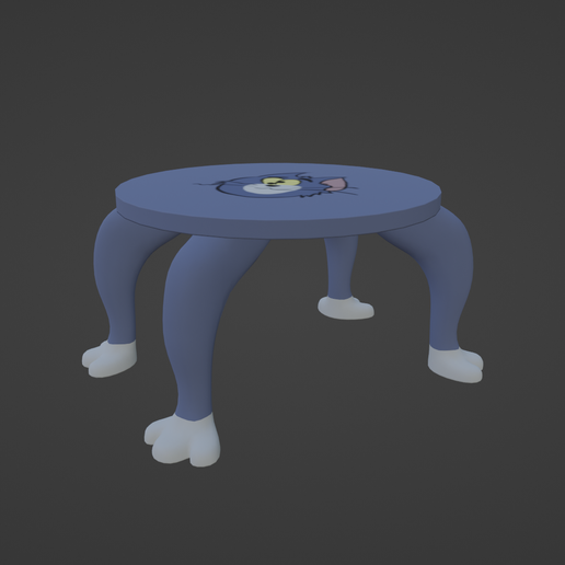 🐱 TOM TABLE VERSION・ STL File for 3D printing・Cults
