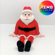 Flexi-Santa-Rembstudios-6.png Flexi Santa | Print in Place | NO Support | Christmas Design