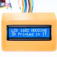 completo.jpg Housing LCD 1602 16X2 - Arduino enclosure protection box case