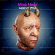 4.jpg Mimir Head From God of War - Fan Art 3D print model