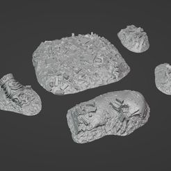 1.jpg Archivo STL Polvo 1947 - Terreno - BABYLON RUBBLE Proxy・Plan de impresión en 3D para descargar