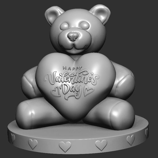Valentine Bear 3D model